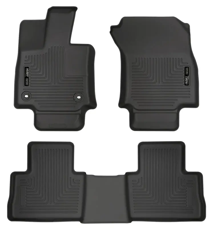 Husky Liners Weatherbeater Black Front & 2Nd Seat Floor Liners For 2019 Toyota Rav4 1