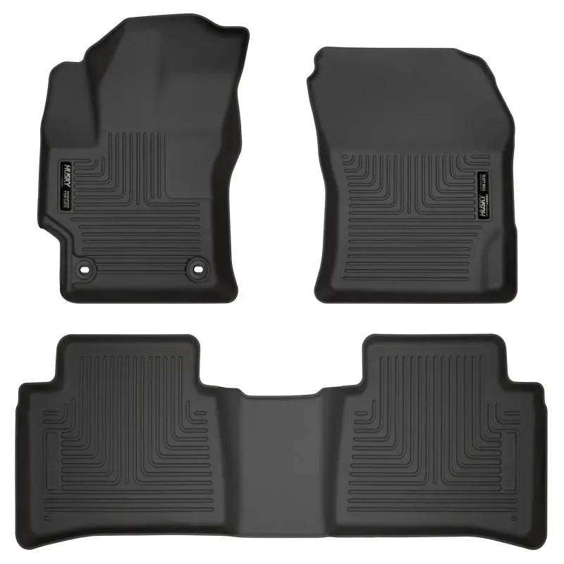 Husky Liners Weatherbeater Black Front & 2Nd Seat Floor Liners For 2020 Toyota Corolla 1