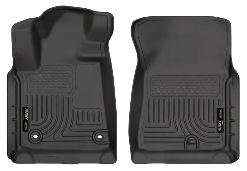 Husky Liners Weatherbeater Black Front Floor Liners For 12-13 Toyota Tundra 1