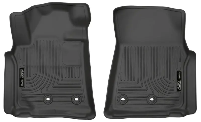 Husky Liners Weatherbeater Black Front Floor Liners For 13-16 Lexus Lx570 / 13-16 Toyota Land Cruiser 1