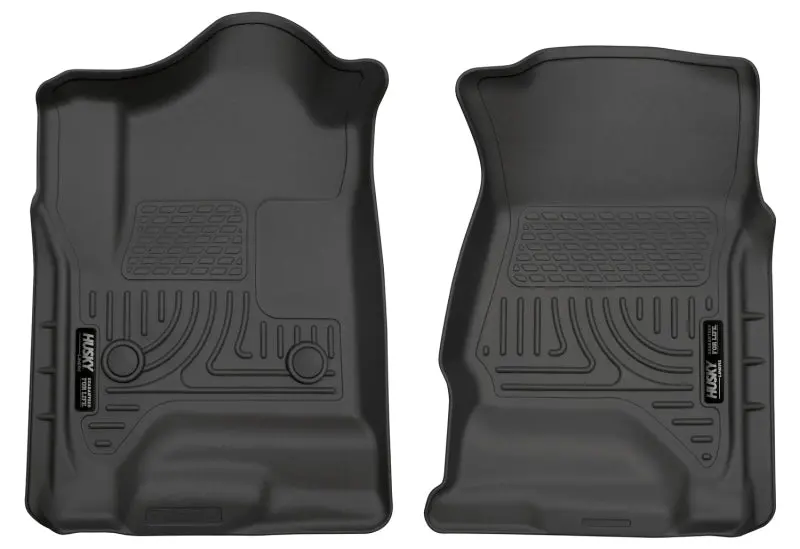 Husky Liners Weatherbeater Black Front Floor Liners For 14 Chevrolet Silverado 1500/Gmc Sierra 1500 2