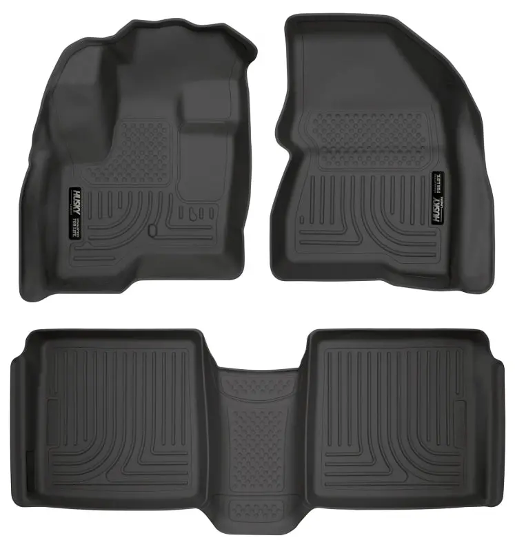 Husky Liners Weatherbeater Combo Black Floor Liners For 09-12 Ford Flex/10-12 Lincoln Mkt 1