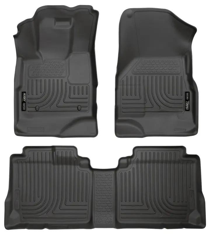 Husky Liners Weatherbeater Combo Black Floor Liners For 10-12 Chevy Equinox/Gmc Terrain 1