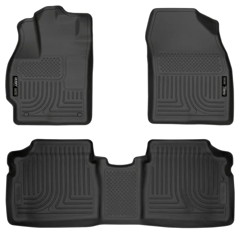 Husky Liners Weatherbeater Combo Black Floor Liners For 10-12 Toyota Prius 1
