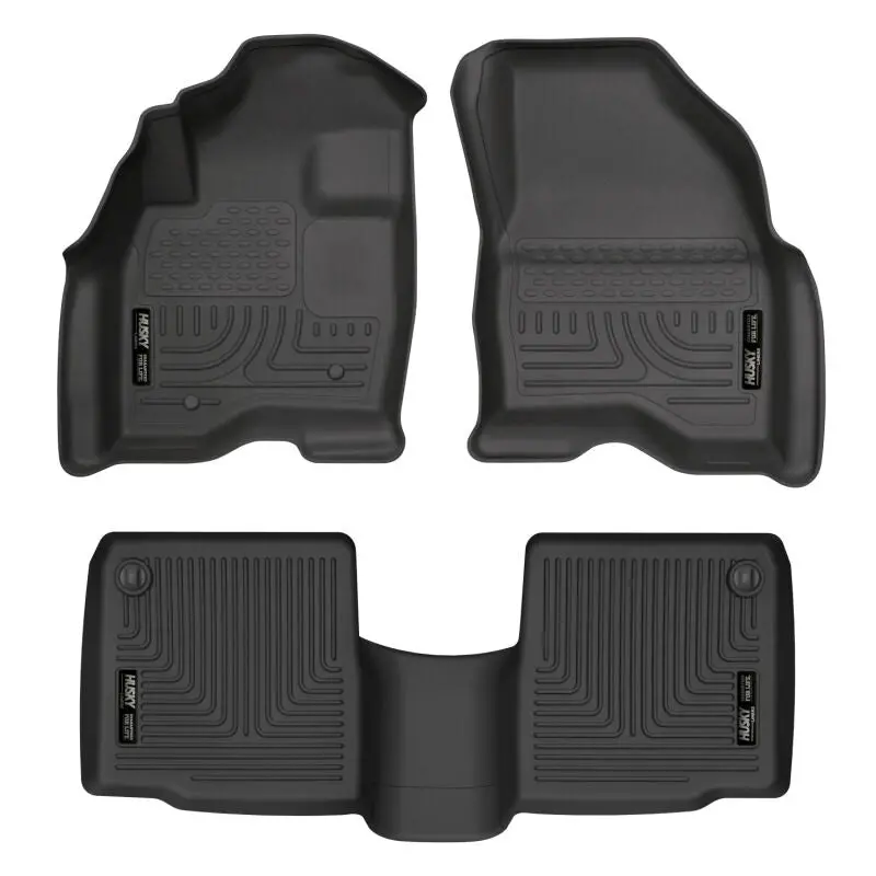 Husky Liners Weatherbeater Combo Black Floor Liners For 11-12 Ford Explorer 1