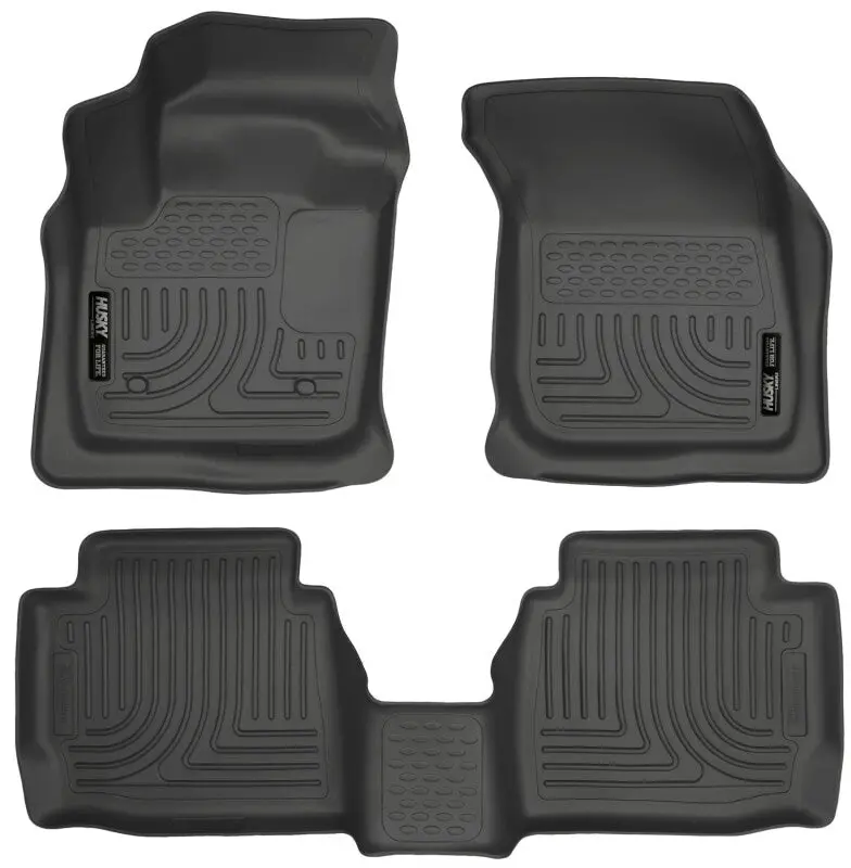 Husky Liners Weatherbeater Combo Black Floor Liners For 13-16 Ford Fusion 1