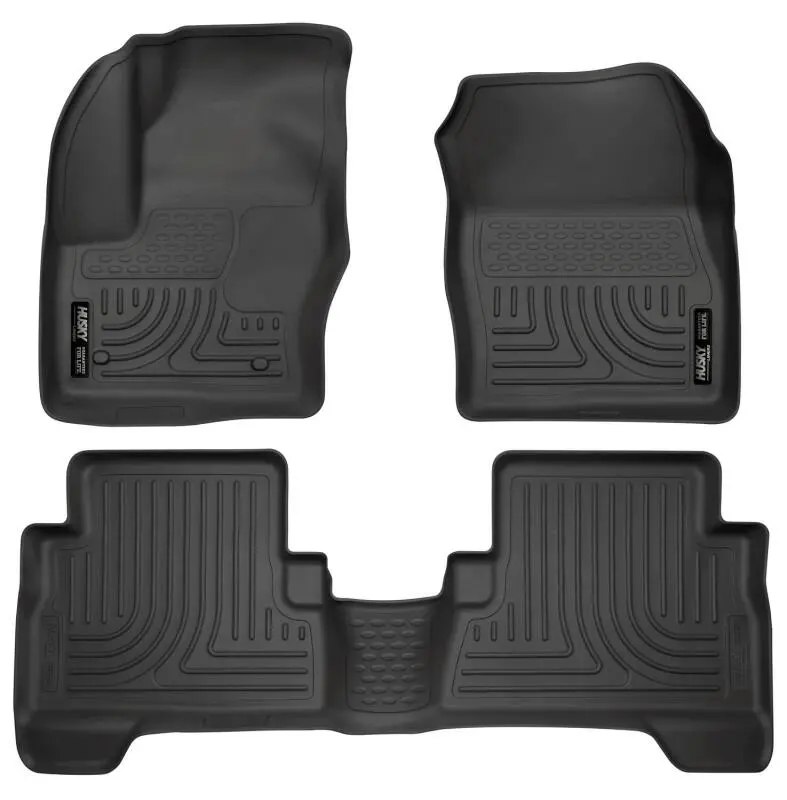 Husky Liners Weatherbeater Combo Black Floor Liners For 2013 Ford Escape 1