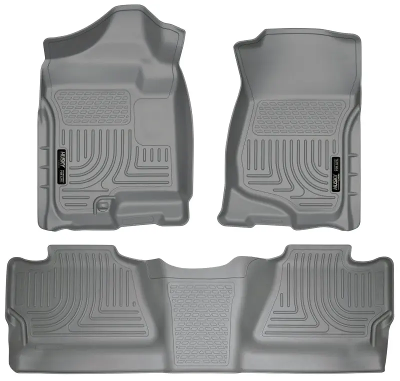 Husky Liners Weatherbeater Combo Gray Floor Liners 07-12 Chevy Silverado/Gmc Sierra Crew Cab 1