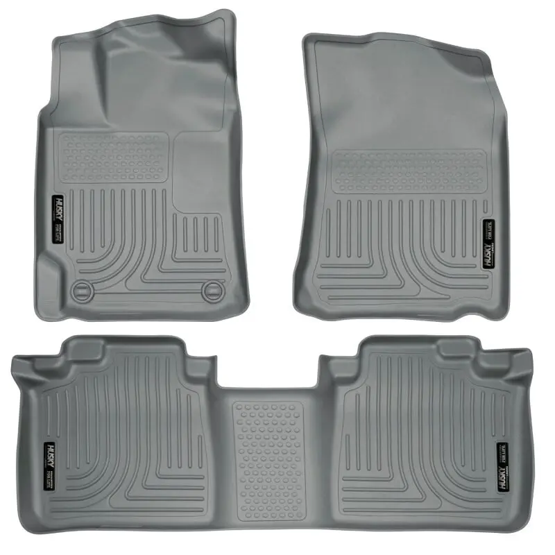 Husky Liners Weatherbeater Combo Gray Floor Liners For 2Nd Row - 07-11 Toyota Camry 1