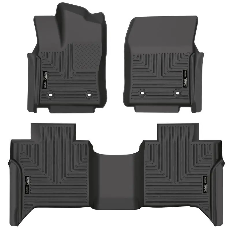 Husky Liners Weatherbeater Front & 2Nd Seat Floor Liner For 2022 Toyota Tundra Cc Crewmax 1