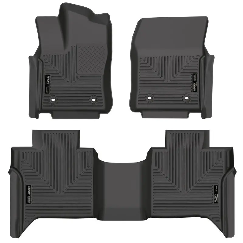 Husky Liners Weatherbeater Front & 2Nd Seat Floor Liner For 2022 Toyota Tundra Cc Crewmax 2
