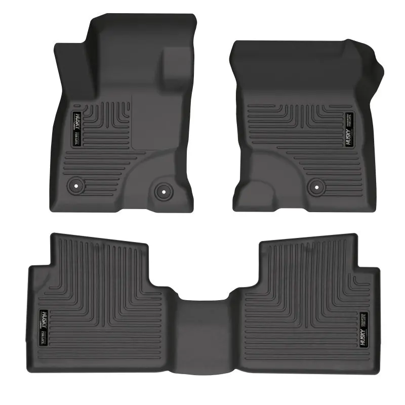 Husky Liners Weatherbeater Front & 2Nd Seat Floor Liners - Black - 2022 Ford Escape Hybrid 1