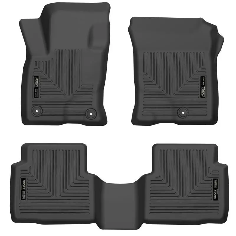Husky Liners Weatherbeater Front And 2Nd Seat Liners - Blk For 20-21 Ford Escape All Models Exc Hybrid 1