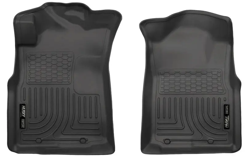 Husky Liners Weatherbeater Front Black Floor Liners For 05-15 Toyota Tacoma Crew/Extended/Standard Cab 1