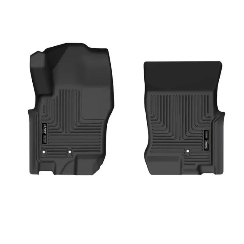 Husky Liners Weatherbeater Front Row Black Floor Liners - 08-21 Nissan Frontier Crew Cab 2