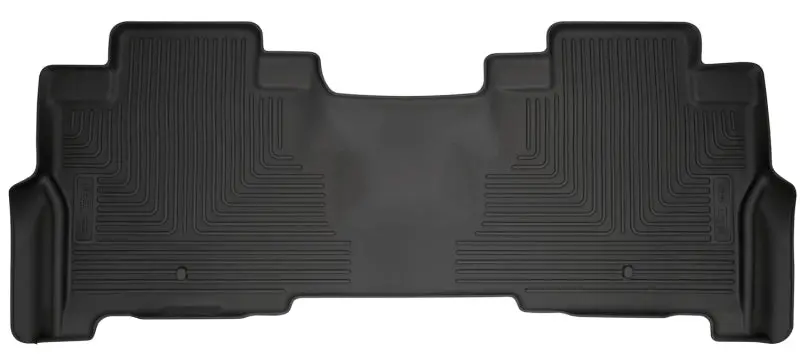 Husky Liners Weatherbeater Second Row Black Floor Liners For 18-22 Ford Expedition 1