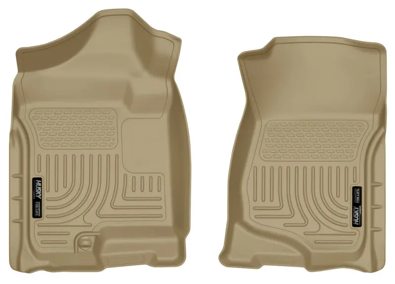 Husky Liners Weatherbeater Tan Front Floor Liners For 07-14 Cadillac Escalade Esv/Ext 1