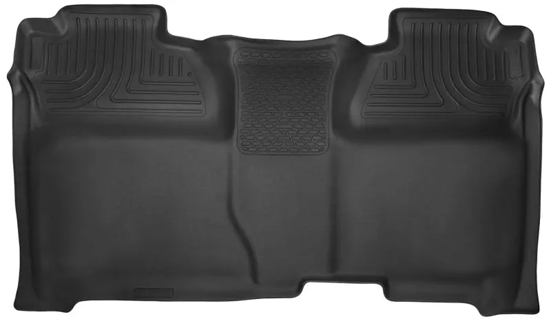 Husky Liners X-Act Contour Black 2Nd Row Floor Liners For 14-15 Chevy Silverado Crew Cab 1