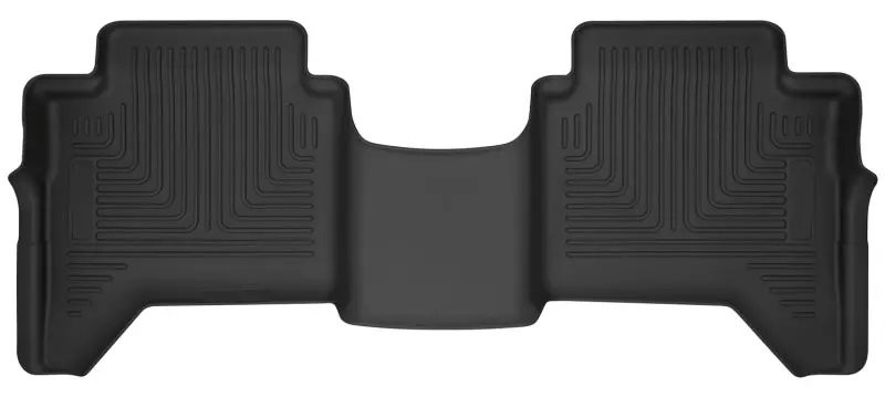 Husky Liners X-Act Contour Black Floor Liners (2Nd Row) For 2019 Ford Ranger Supercrew Cab 1