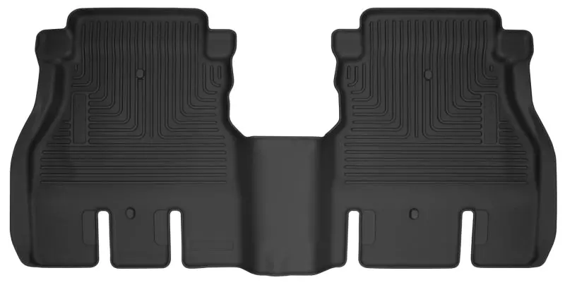 Husky Liners X-Act Contour Black Floor Liners (2Nd Seat) For 19-24 Jlu Jeep Wrangler 4 Door 1