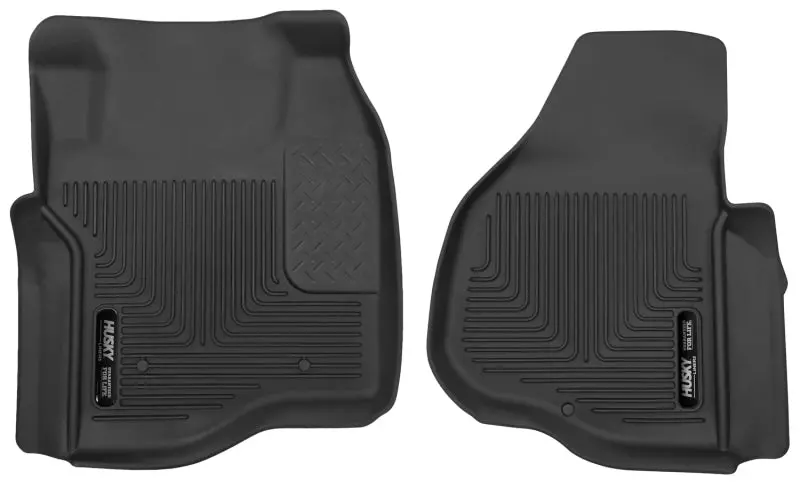Husky Liners X-Act Contour Black Floor Liners For 11-12 Ford F250/F350/F450 Reg/Super/Crew Cab 1