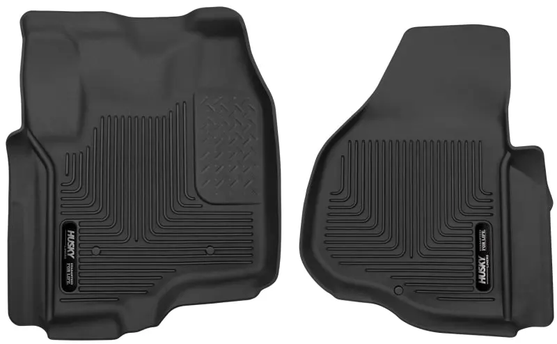 Husky Liners X-Act Contour Black Front Floor Liners For 12-13 F-250/F-350/F-450 Super Duty 1