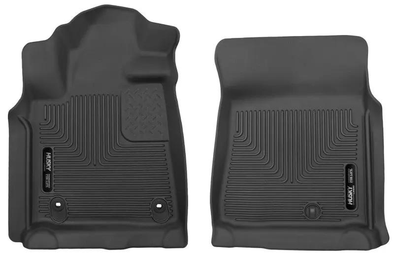 Husky Liners X-Act Contour Black Front Floor Liners For Toyota Tundra 2012-2014 1