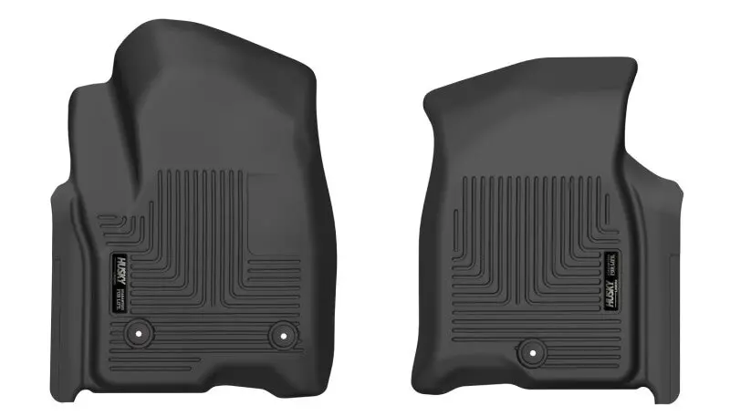 Husky Liners X-Act Contour Black Front Seat Floor Liners For 21-23 Chevy Tahoe / 21-23 Cadillac Escalade 1