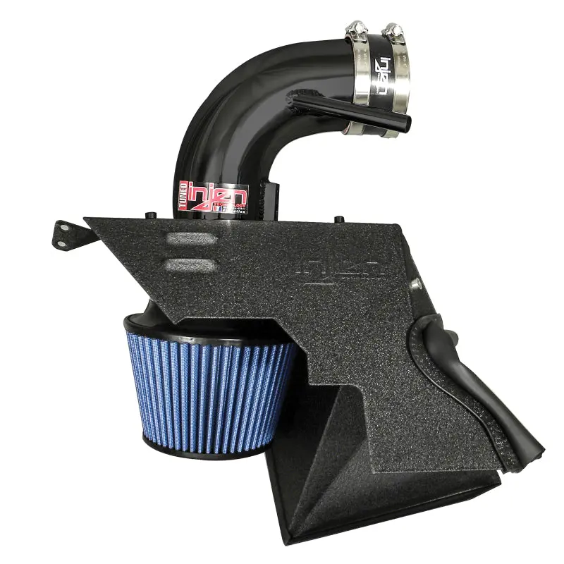Injen Black Short Ram Intake With Heat Shield For 2010-2016 Hyundai Genesis Coupe 3.8L V6 2