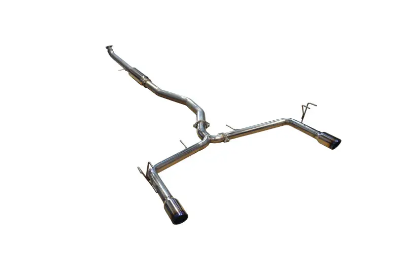 Injen Cat-Back Exhaust System With Dual Burnt Titanium Tips For 16-20 Honda Civic 1.5L Turbo Sedan 1