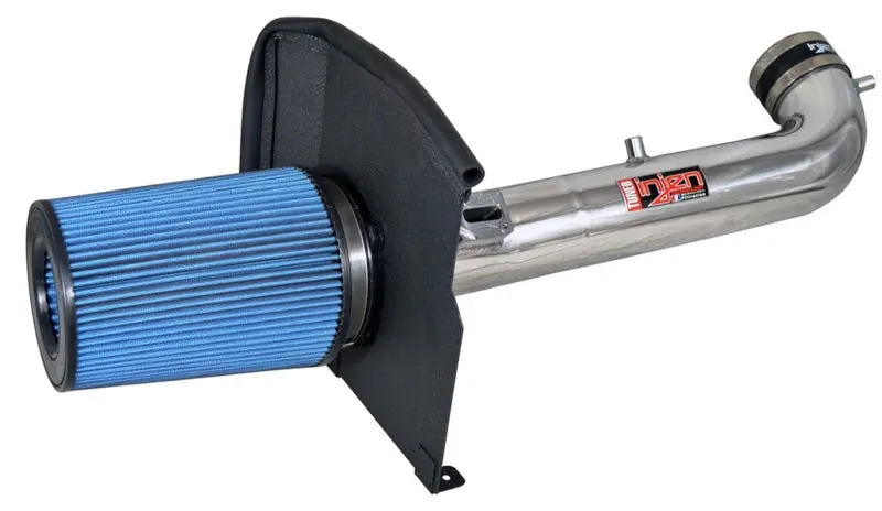 Injen Polished Short Ram Intake With Mr Tech & Heat Shield For 14-19 Chevy Silverado Gmc Sierra P/U 5.3L 2