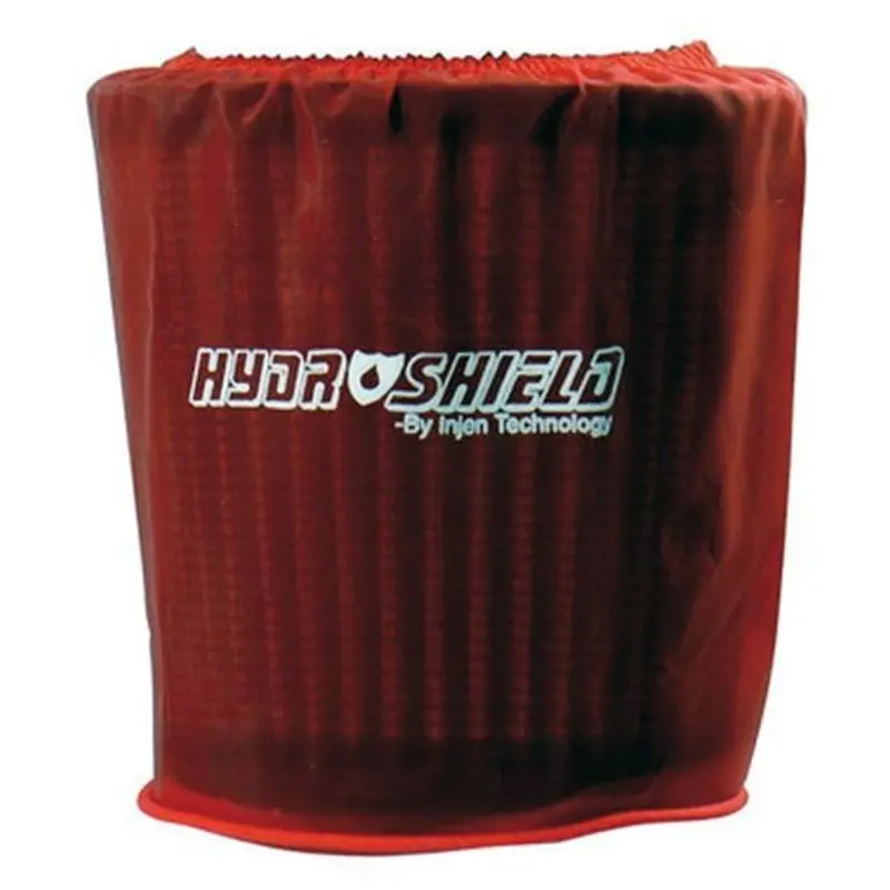 Injen Red Water Repellant Pre-Filter For X-1010 X-1011 X-1017 X-1020 5In Base/5In Tall/4In Top 1