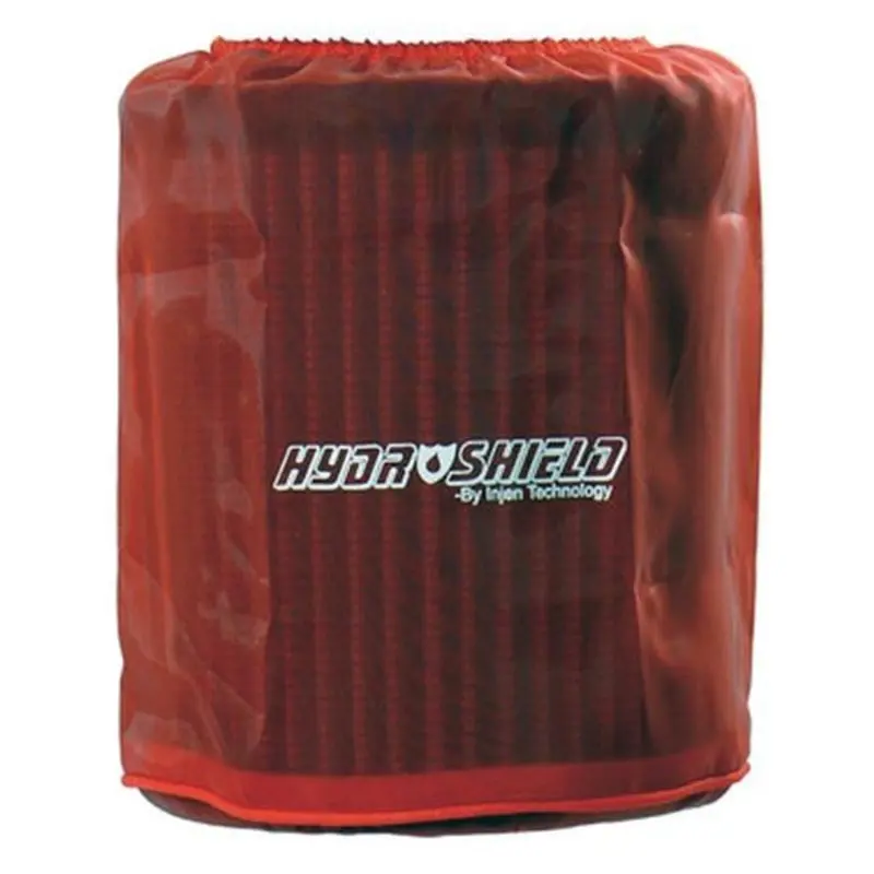 Injen Red Water Repellant Pre-Filter For X-1022 - 6-1/2In Base / 8In Tall / 5-1/2In Top 2