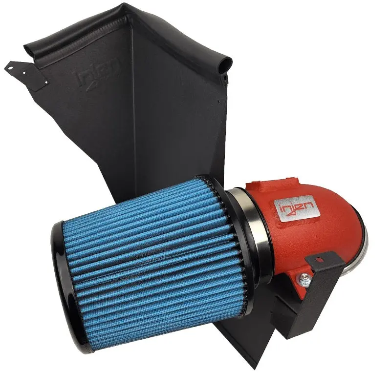 Injen Short Ram Air Intake System Wrinkle Red Finish For 2020-2024 Bmw M340i And M340i Xdrive 1