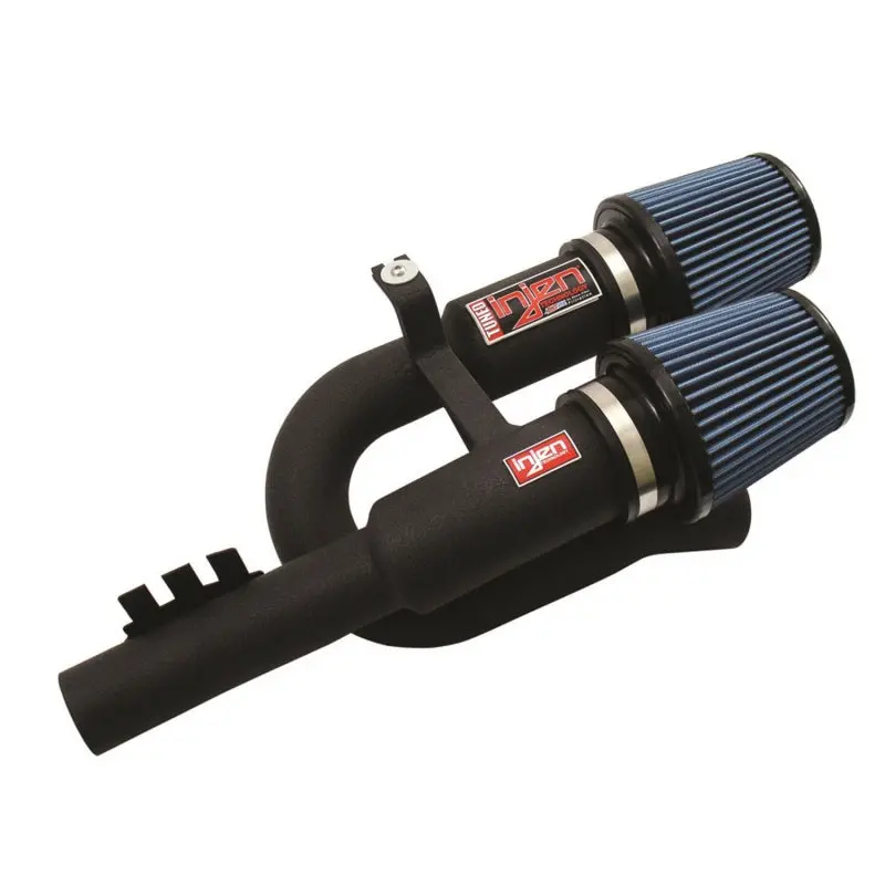 Injen Short Ram Intake Wrinkle Black For 2007-2010 Bmw 335I E92 / 2008-2009 Bmw 135I E82 3.0L L6 Twin 1