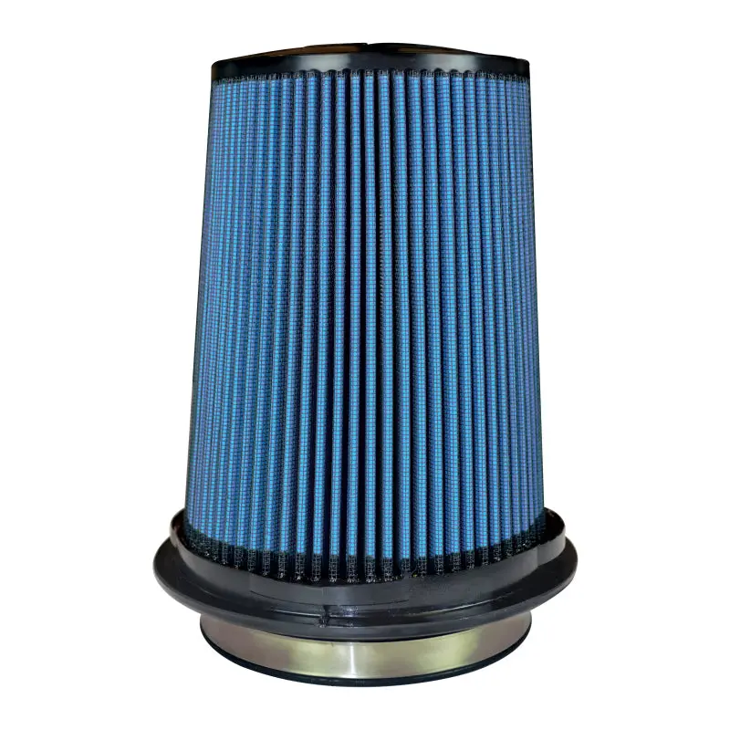 Injen Supernano Web Dry Air Filter - 5In Flange Id, 7In Base, 7.9In Media Height, 5In Top 1
