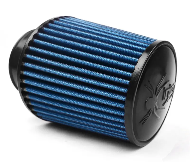 Injen Supernano Web Dry Air Filter - High Flow 3.00 Filter - 5 Base / 5 Tall / 4 Top - Compatible With Various Vehicles 1