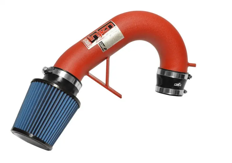 Injen Wrinkle Red Short Ram Air Intake For 17-19 Audi A4 2.0T 1