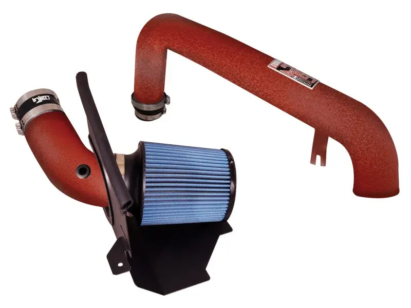 Injen Wrinkle Red Short Ram Intake With Mr Tech & Heat Shield For 15-18 Ford Focus St 2