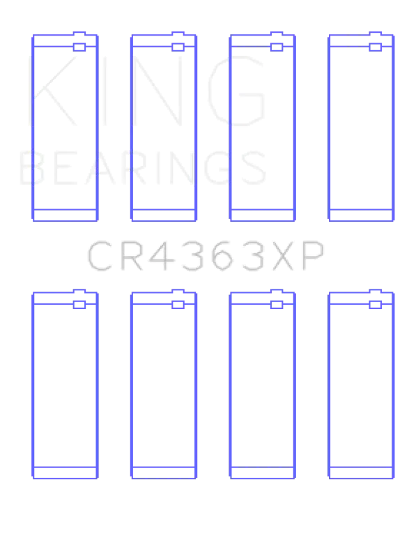 King Engine Bearings 00-06 Chevrolet 2.2L Dohc Ecotec Connecting Rod Bearings Set Of 4 1