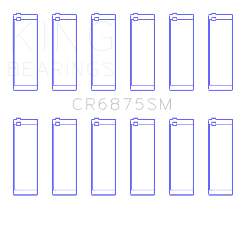 King Engine Bearings 3.0L Connecting Rod Bearing Set Size Std For Bmw N52 B25/B30 N53 B25/B30 2006-2013 2