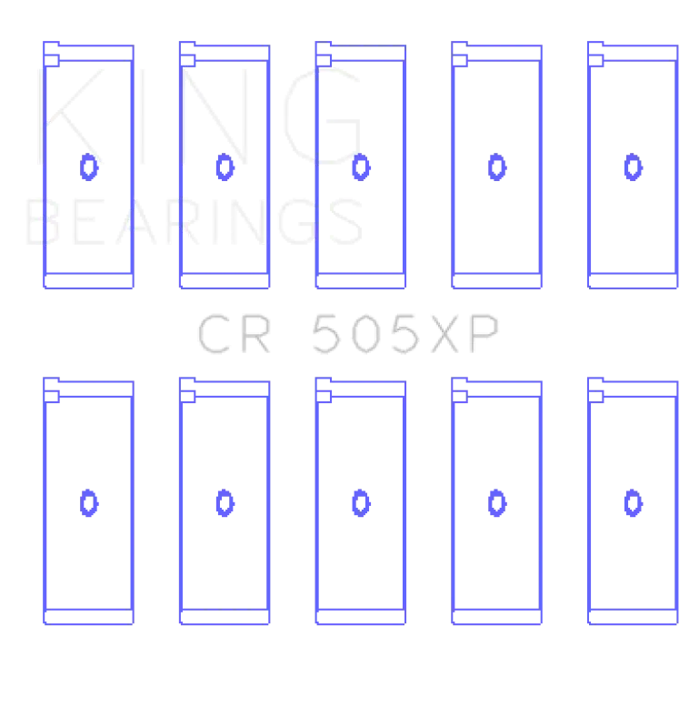 King Engine Bearings Audi 2.1L/2.2L 10V/20V 5Cyl Turbo Rod Bearing Set 2