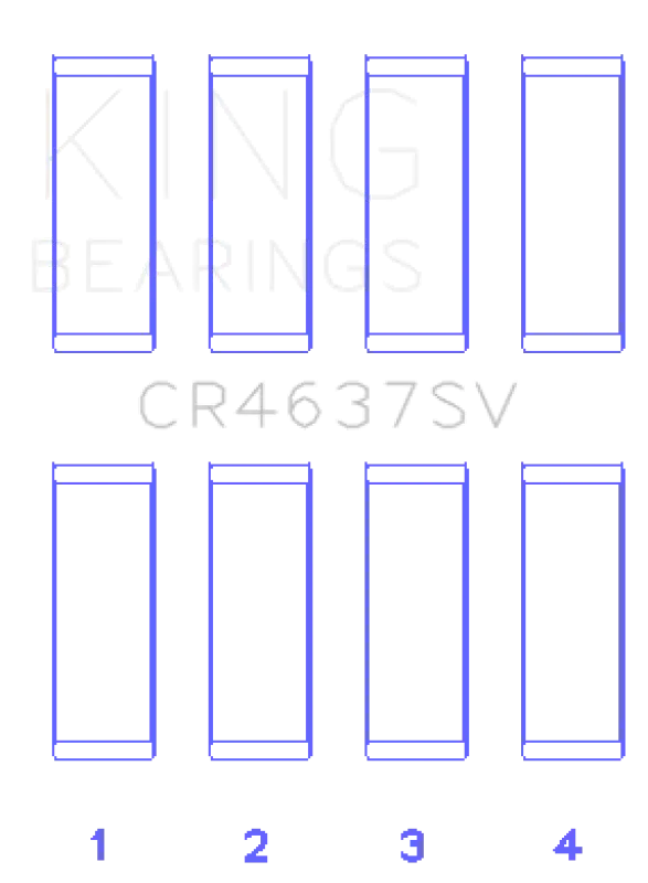 King Engine Bearings Audi Byt/Cdnc/Cczd/Cpsa Connecting Rod Bearing Set Compatible With 2006-2018 Audi A3 A4 A5 A6 Q3 Q5 Q7 Tt 2