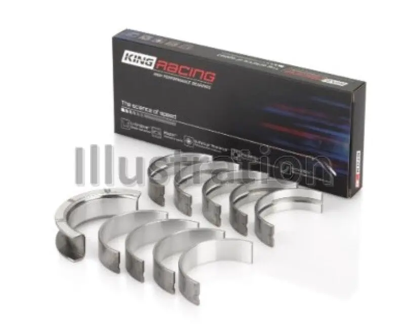King Engine Bearings Bi-Metal Performance Main Bearing Set - Size Std For Chevy Ls1/Ls6/Ls3 1