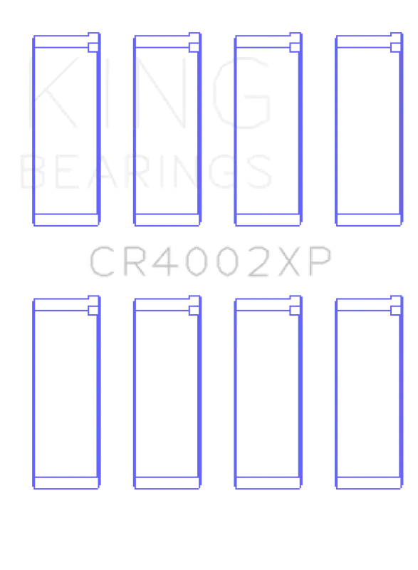 King Engine Bearings Connecting Rod Bearings Set +.026Mm - Mazda B6/B6-T/Zm/B3/B5 1
