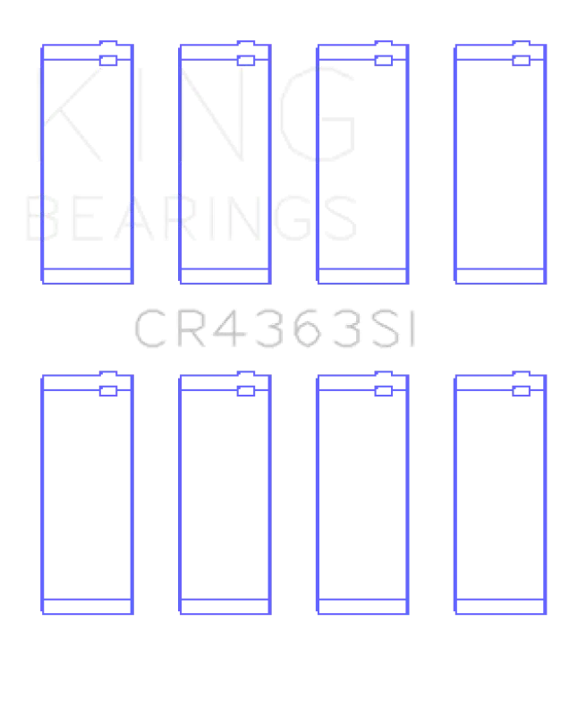 King Engine Bearings Dohc Ecotec 2.2L Connecting Rod Bearings Set Of 4 For 2002-2011 Gm Models 1