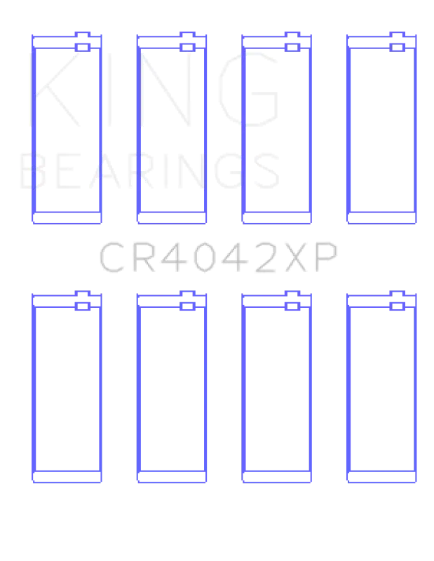 King Engine Bearings M40/M42/M43/M44 Performance Rod Bearing Set For Bmw 1.6L 1.8L 1.9L – Size Std 1