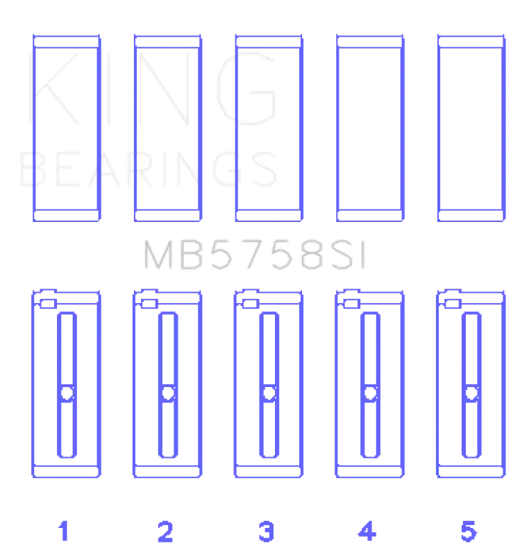King Engine Bearings Main Bearing Set Size Std For 2007 Mini Cooper 1