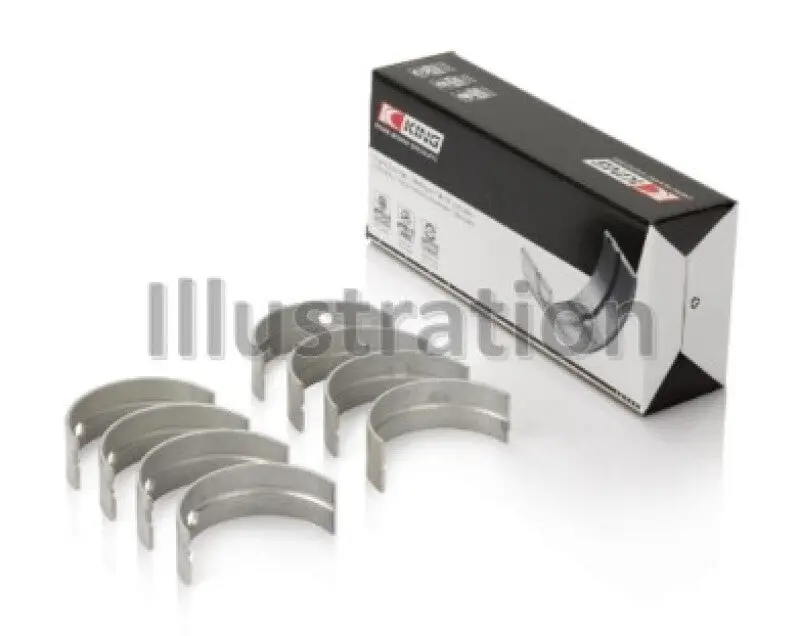 King Engine Bearings Main Bearing Set Size Std For Mitsubishi 181Ci 3.0L 6G72 V6 Compatible With 1991-1999 3000Gt Stealth Diamante 1