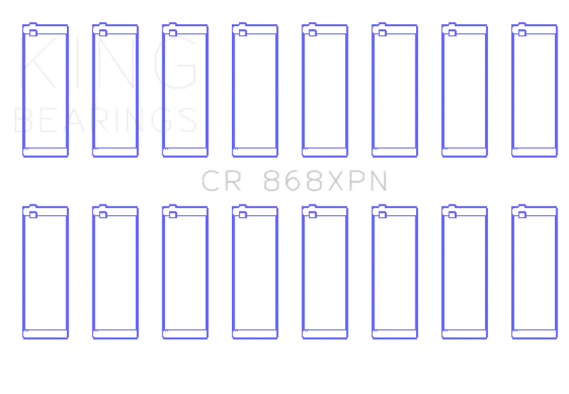 King Engine Bearings Performance Rod Bearing Set +0.25Mm For Ford V8 4.6L/5.4L 1